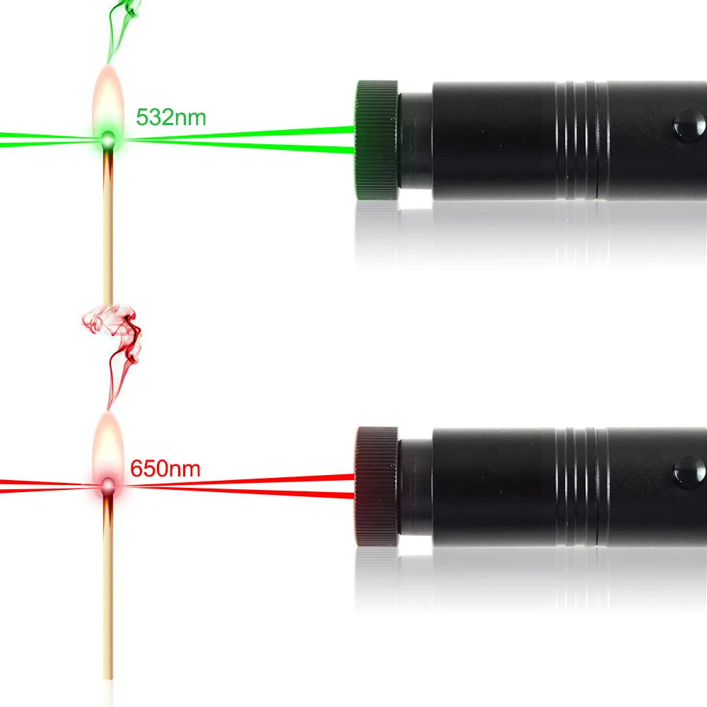 CWLASER Мощный 10000-20000 м горящий лазер 301 405nm фиолетовый/532nm зеленый/650nm красный лазер/450nm синий указатель(черный