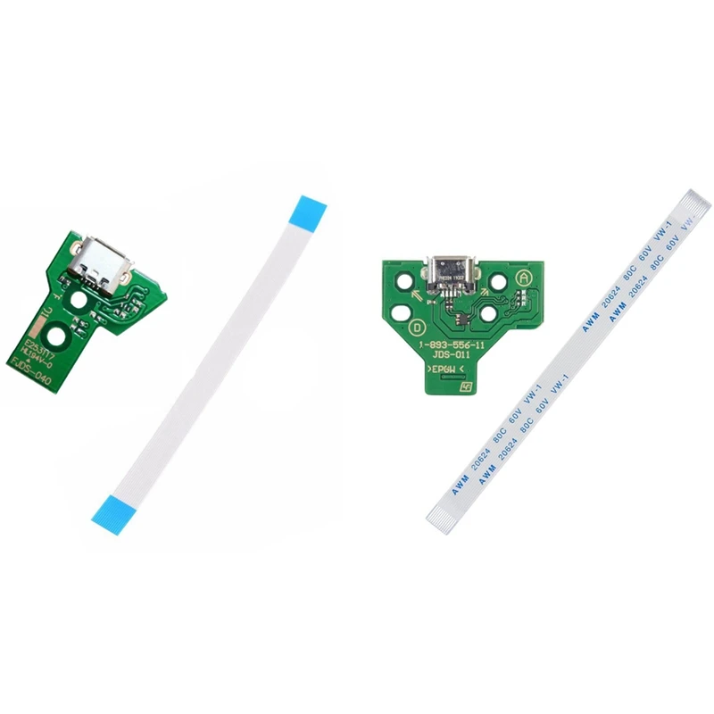 2 шт Usb зарядка Порты и разъёмы гнездо платы для Sony Ps4 контроллер + 12 контактный