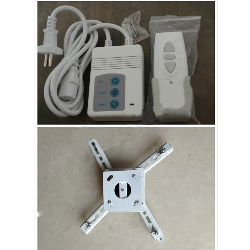 Моторизованный ножничный проектор подъемник кронштейн 70 см потолочный с