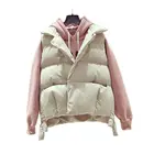 Осень-зима 2022, хлопковый жилет, женское плотное теплое пальто, женский жилет, отложной воротник, куртка, женские топы, верхняя одежда xa371