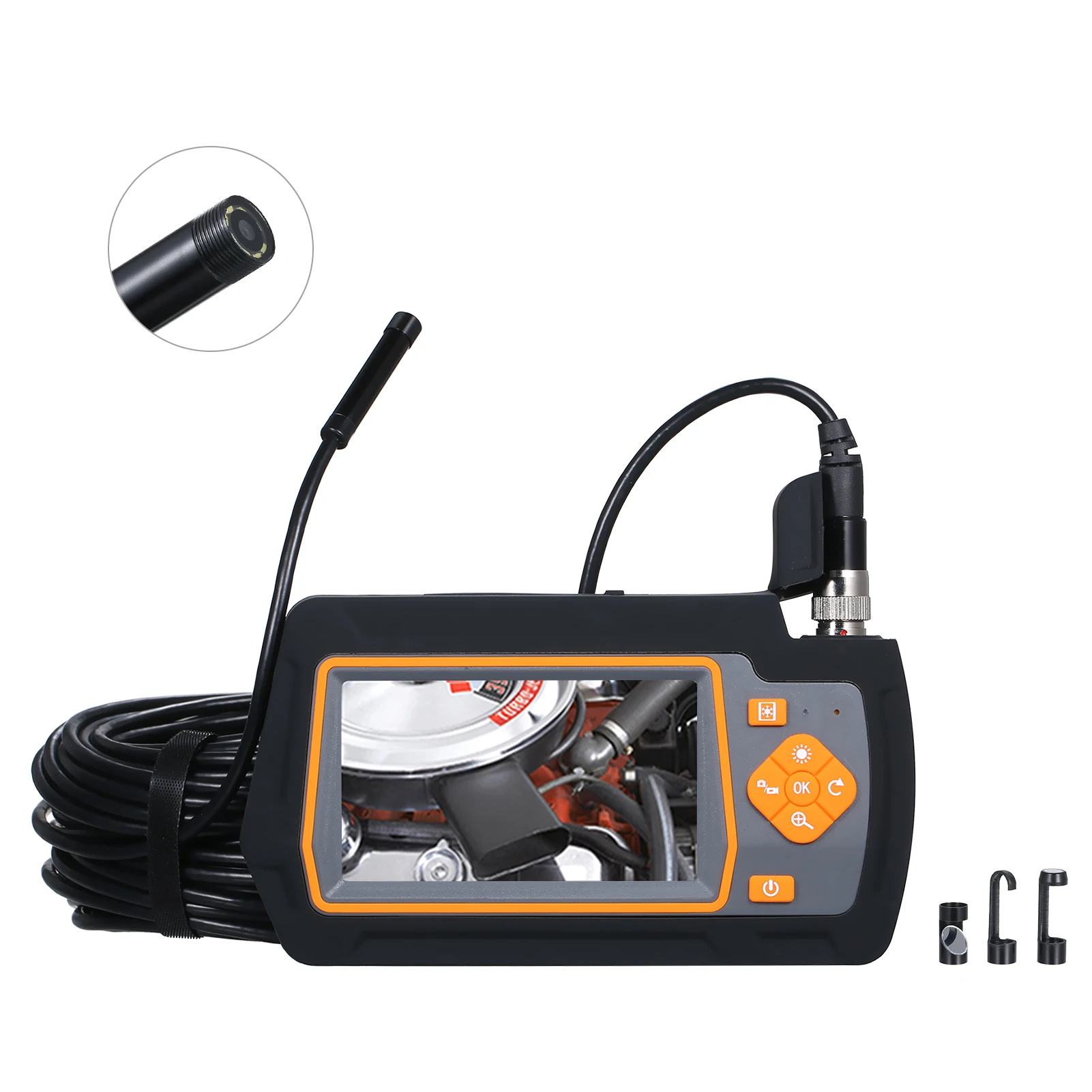 

8.5mm Industrial Endoscopes High Definition Borescope Inspection Camera for Pipe Drain Sewer Plumbing Vent Sewer Inspections