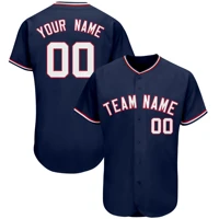 wholesale custom baseball jersey casual breathable baseball shirt printed team name number add logo softball uniform menkids