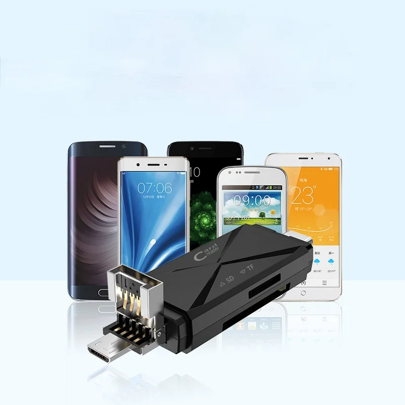 OTG Card Reader Micro-SD/SD Card/USB Mobile Phone TF High Speed 2.0 Multi-Function | Компьютеры и офис