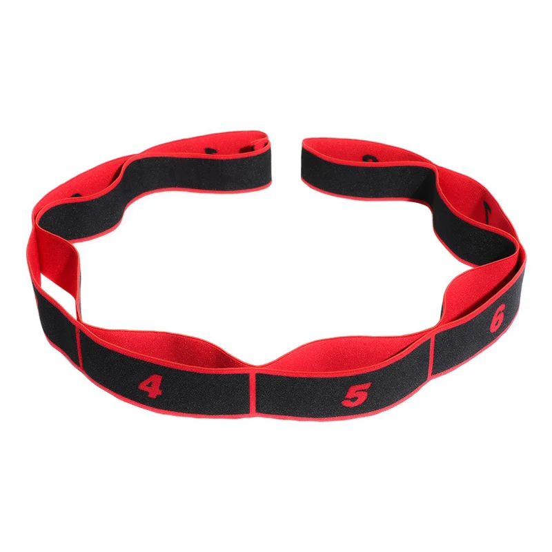 Растягивающийся ремешок для латинских танцев удобный гибкий 8 петель эластичный