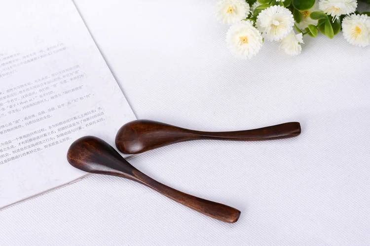 5 шт. деревянная ложка для специй десерт йогурт торт|Ложки| |