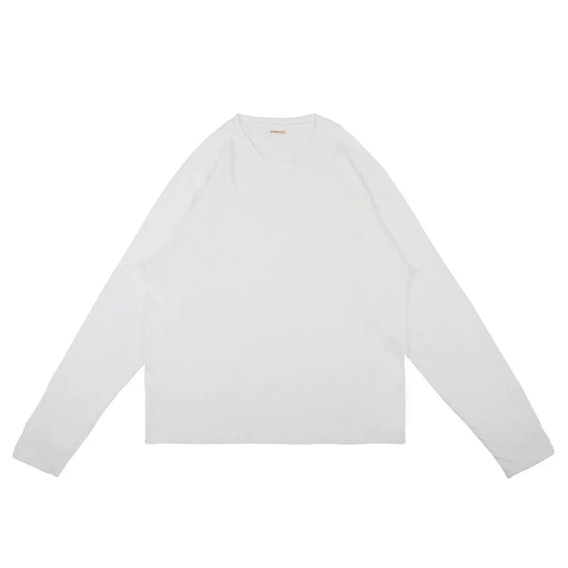 

KAPITAL MAN Hip Hop Smile Face Men T-shirt Streetwear Long Sleeve