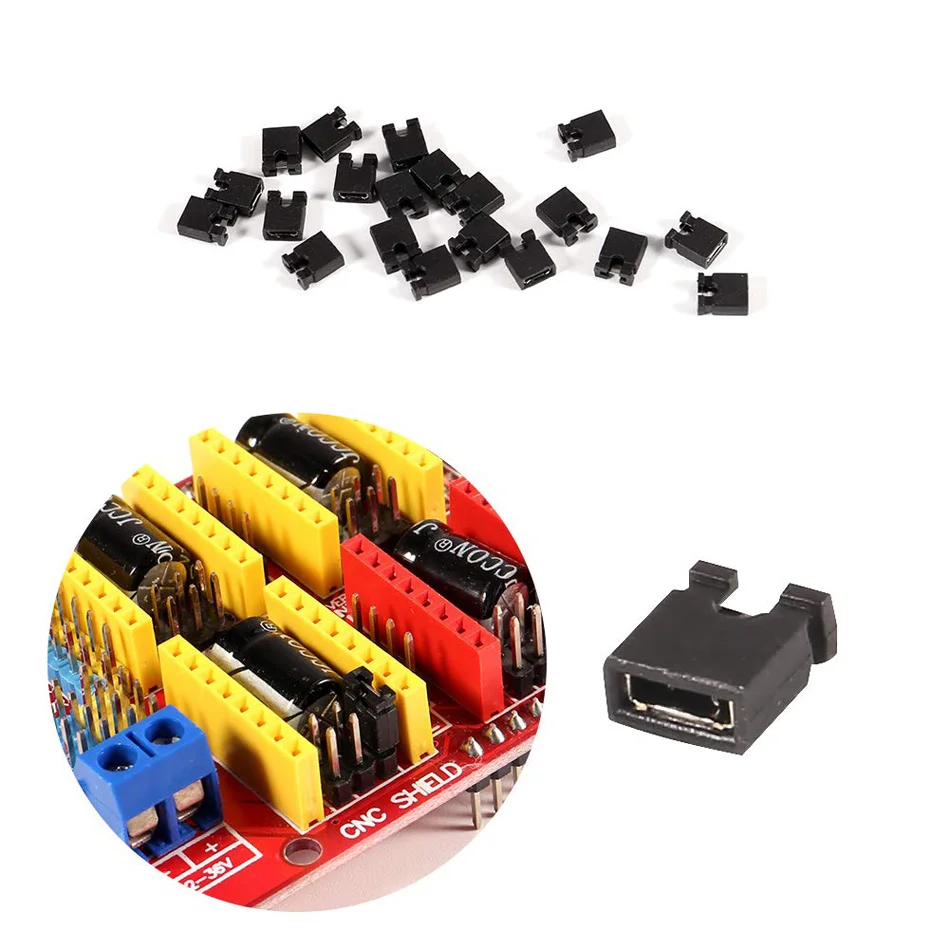 Aokin 4 шт. RAMPS 1 механический переключатель Endstop + CNC щит V3.0 Джемперы DRV8825 A4988 GRBL