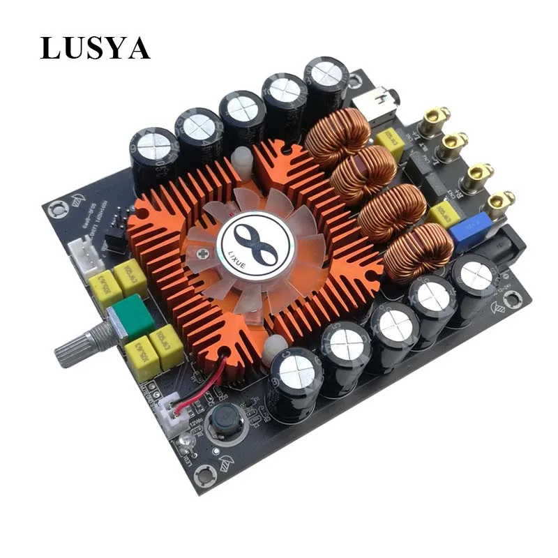 Lusya TDA7498E усилитель мощности аудио Плата 160 Вт * 2 Streo HIFI Поддержка BTL 200 Цифровые