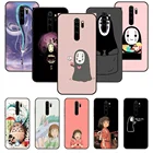Чехол для телефона Xiaomi Redmi Note 8, 8, 7, 7A 9 9S 8A 4 5 Pro черный чехол Coque силиконовый бампер Studio Ghibli Spirited Away Totoro