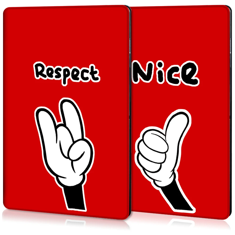 

Cartoon Funny gesture for ipad air 4/3/2/1 cover 5th 6th 7th 8th pro 11 12.9 in case Smart mini 5 with pencil holder stand Shell