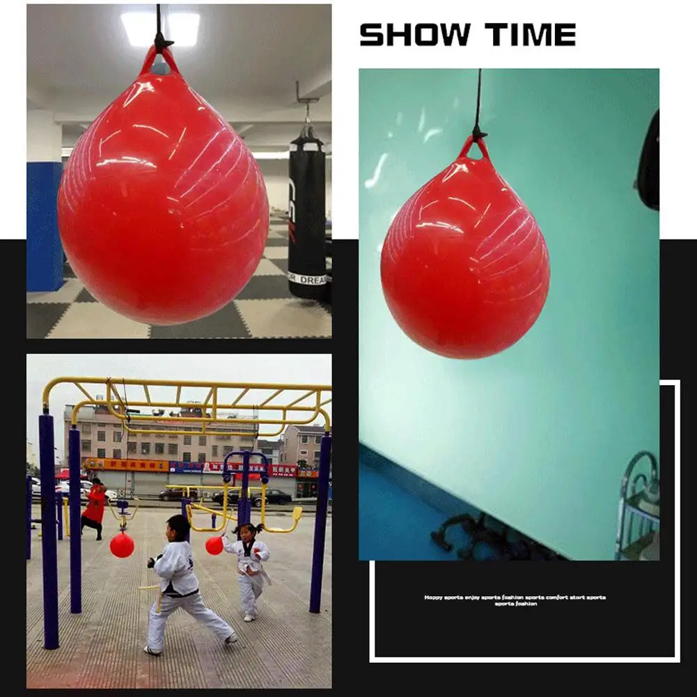 

1Pcs Water Heavy Bag with Water Injector Hook Sling Heavy Bag Water Punching Bag for Household Hanging Boxing