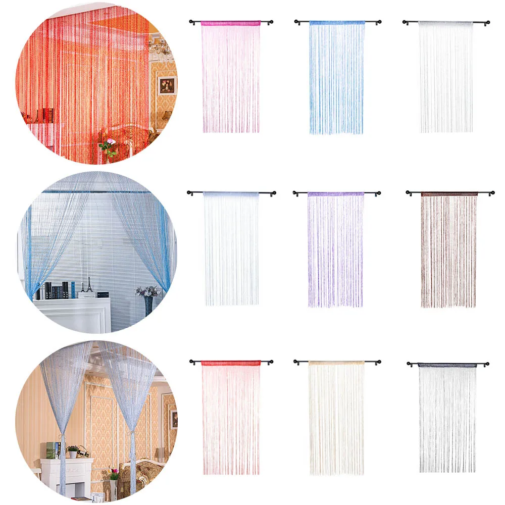 Веревочные шторы с бахромой для двери оконные перегородки разрезанные до