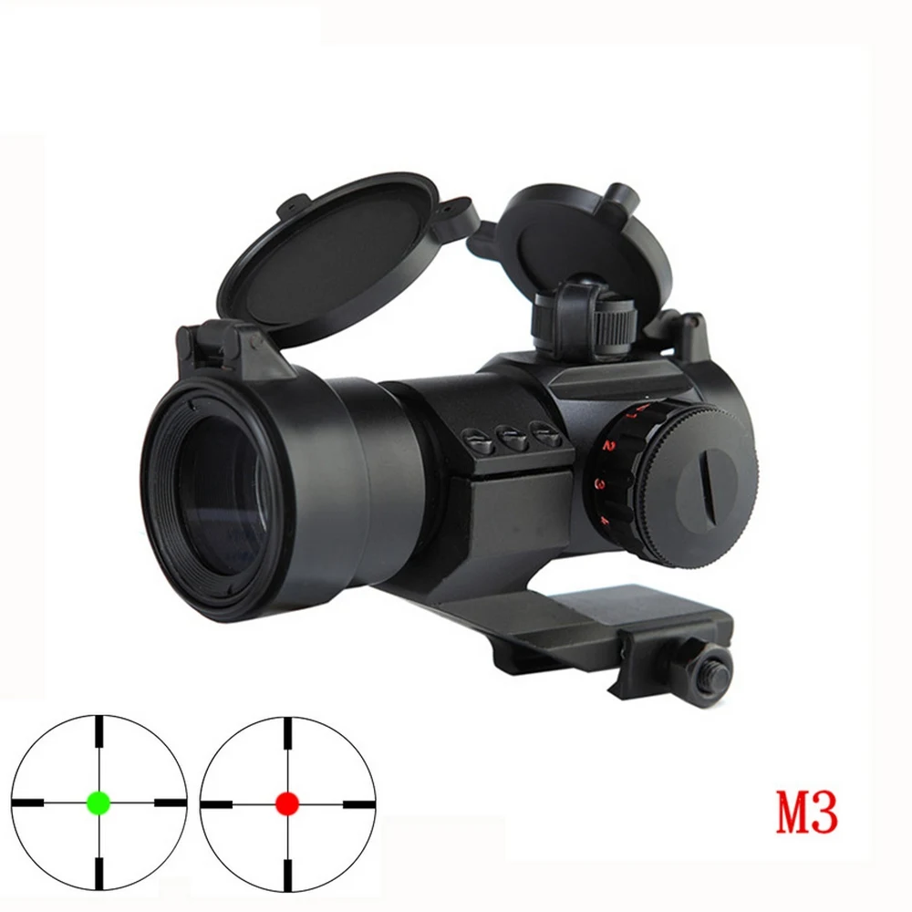 Тактический прицел M3 Red Green Dot с L-образным креплением для страйкбола стрельбы