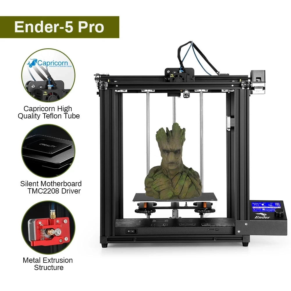 CREALITY 3D Ender-5 Тихая плата Материнская предварительно установленная Магнитная