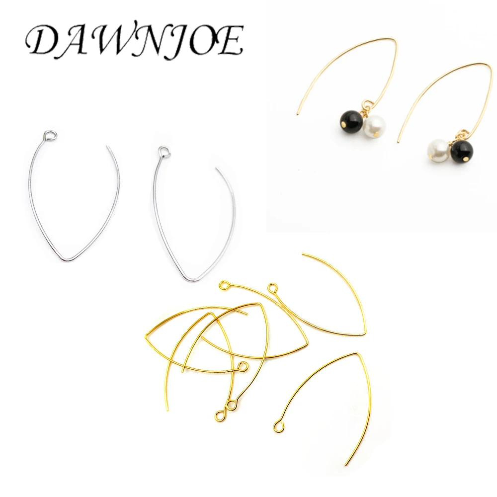 Высококачественные V образные серьги DAWNJOE из нержавеющей стали 316l крючок