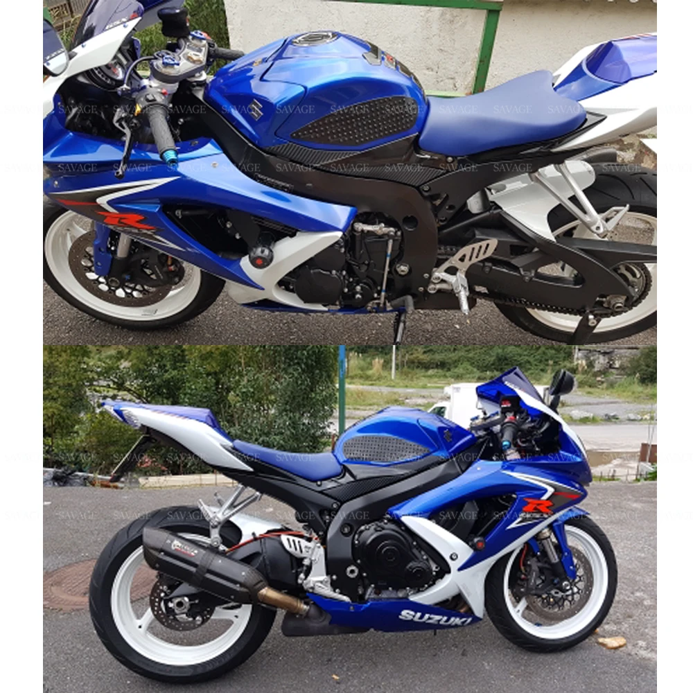 Tank Traction Pad For SUZUKI GSXR 600 GSX-R750 K8 Motorcycle Accessories Side Decal Gas Knee Grip Protector Anti Slip Sticker | Автомобили