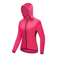 womens windproof cycling jacket hooded riding bicycle clothing windbreaker reflective sports outdoor running bike vest