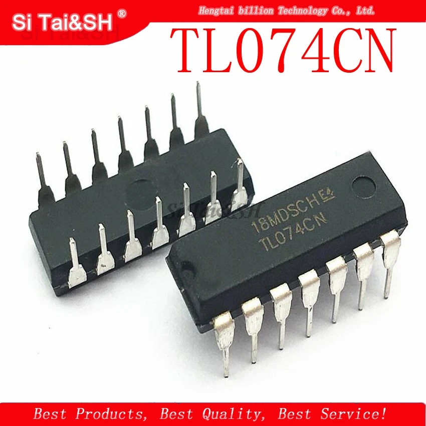10 шт./лот TL074CN DIP14 TL074 DIP 074CN новый и оригинальный IC | Электронные компоненты