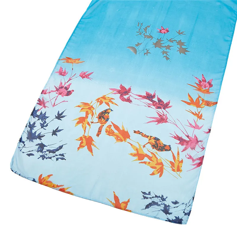 Fashion Women Chiffon Print Long Soft Wrap Ladies Scarf Printed Joker Beach Towel Shawl Scarves @BE |