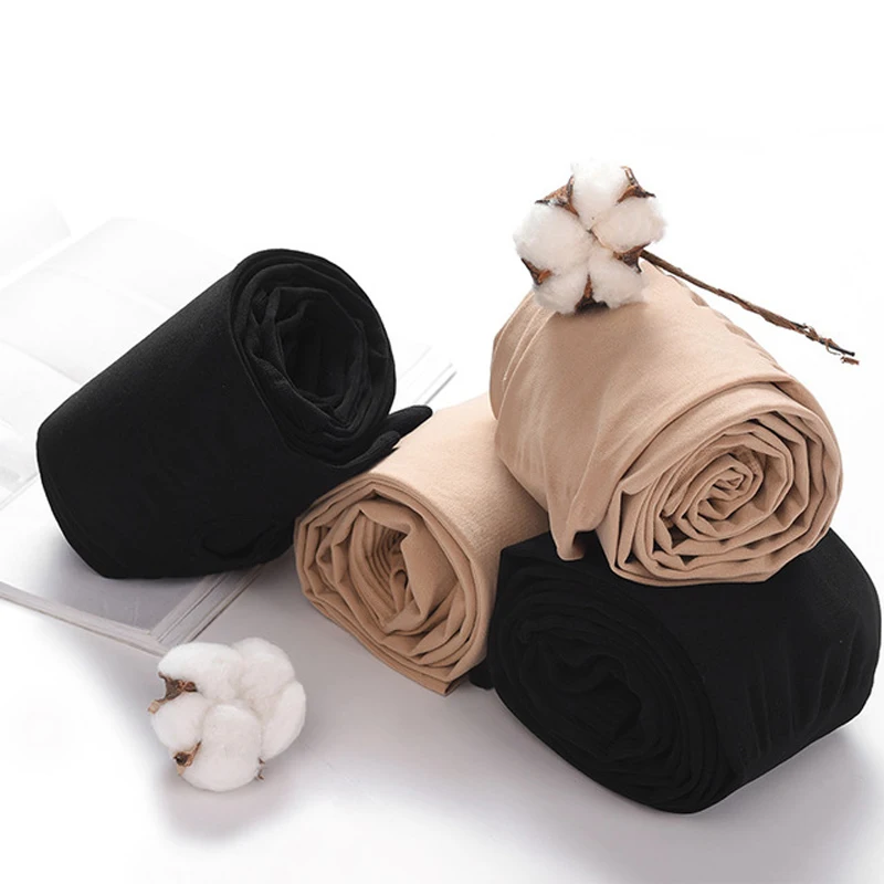 Женские бархатные теплые эластичные колготки размера плюс 680D большого невидимые