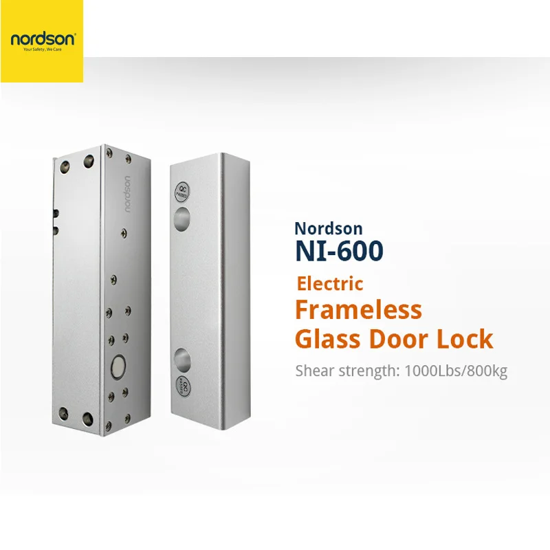 Магнитный Электрический Болтовой замок Nordson для Бескаркасной стеклянной двери