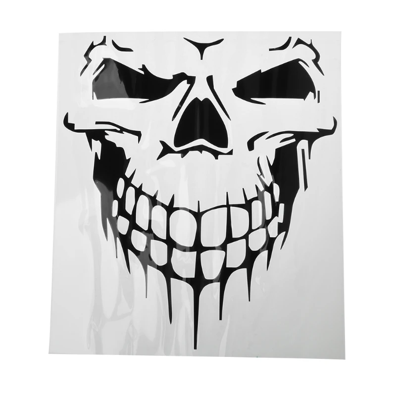 Большой размер Череп голова автомобильная наклейка капот двигателя дверь окно