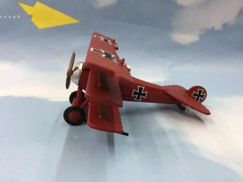 Коллекционная 1/72 весы diecast металлические хобби Fokker Dr. Я триплан истребитель
