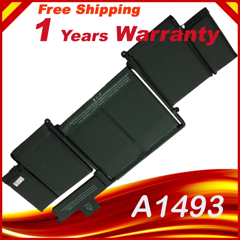 

A1493 Original Laptop Battery For APPLE Macbook Pro Retina 13" A1502 2013 ME864 ME865 11.34V 71.8WH