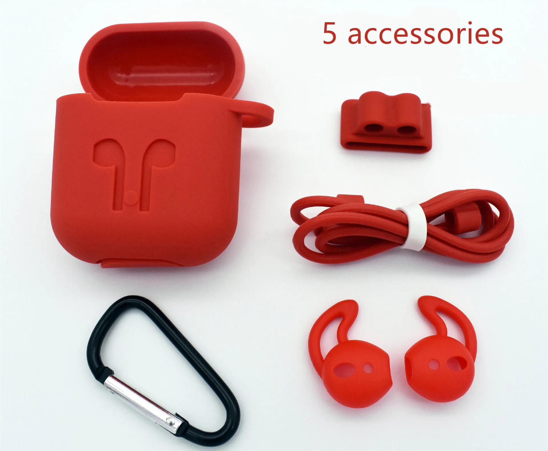 Для Apple Airpods зарядная коробка защита наушников 5 беспроводной Bluetooth комплект с