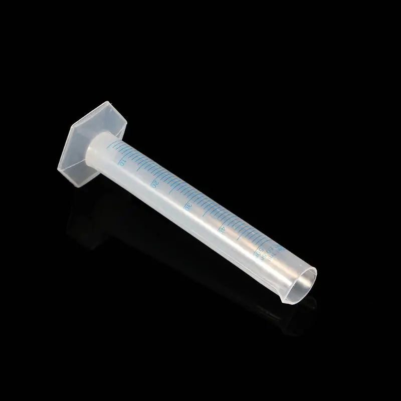50 мл измерительный цилиндрический лабораторный тест выпускная жидкость пробная