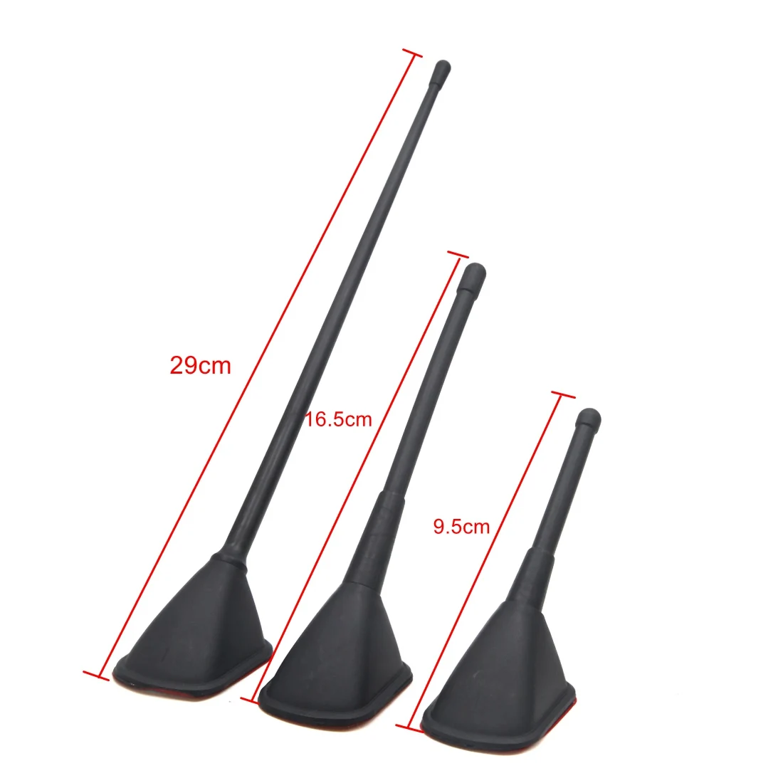 UXCELL 3 в 1 черная пластиковая внешняя антенна Fm Am для автомобиля|dummy antenna|am antennaantenna