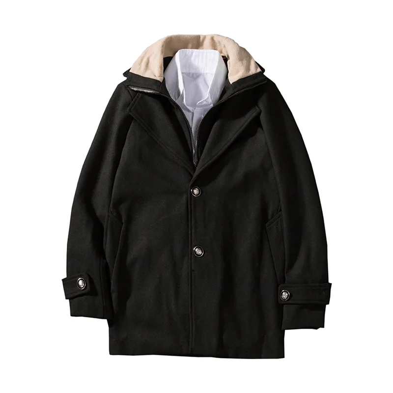Мужской ветрозащитный тренчкот Мужская одежда ветровка пальто для мужчин