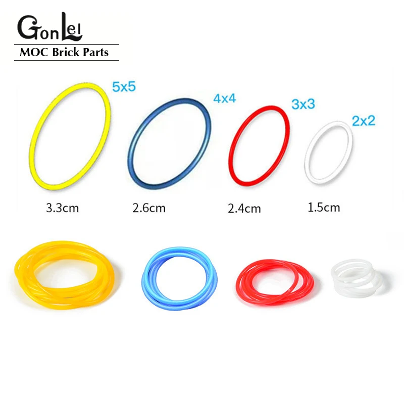 10-20 шт., Детский конструктор EV3 WEDO, совместимый с технической резиновой лентой 85543, 85544, 85545, 85546, 2x2, 3x3, 4x4, 5x5