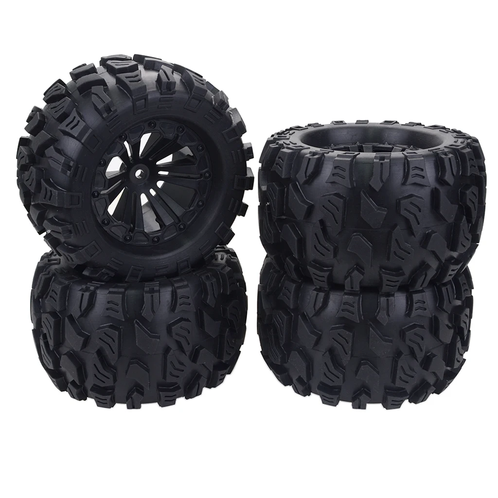 

Набор из 4 резиновых ободов для 1/10 HSP Wltoys ZD Racing HPI, черный