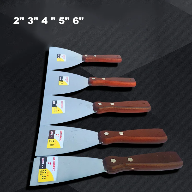 

1pcs 2/3/4/5/6 inch Putty Knife shovel Scraper Blade Wall Plastering Knife decorative trowel Construction Tools