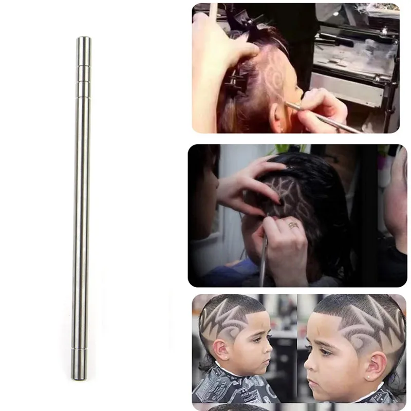 Профессиональные Волшебные гравировочные ножницы для волос и бороды ручка