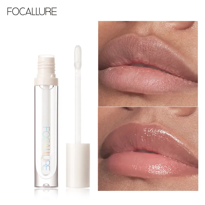 

FOCALLURE Dewy Glossy Plump Lip Gloss Repairing Lip Wrinkes Lip Base Oil Long Lasting Moisture Lipgloss Cosmetics