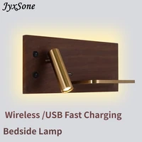 led wall lamp home decoration modern wall light fixture bedside lamp simpl dimmer for living room indoor lighting usb charging