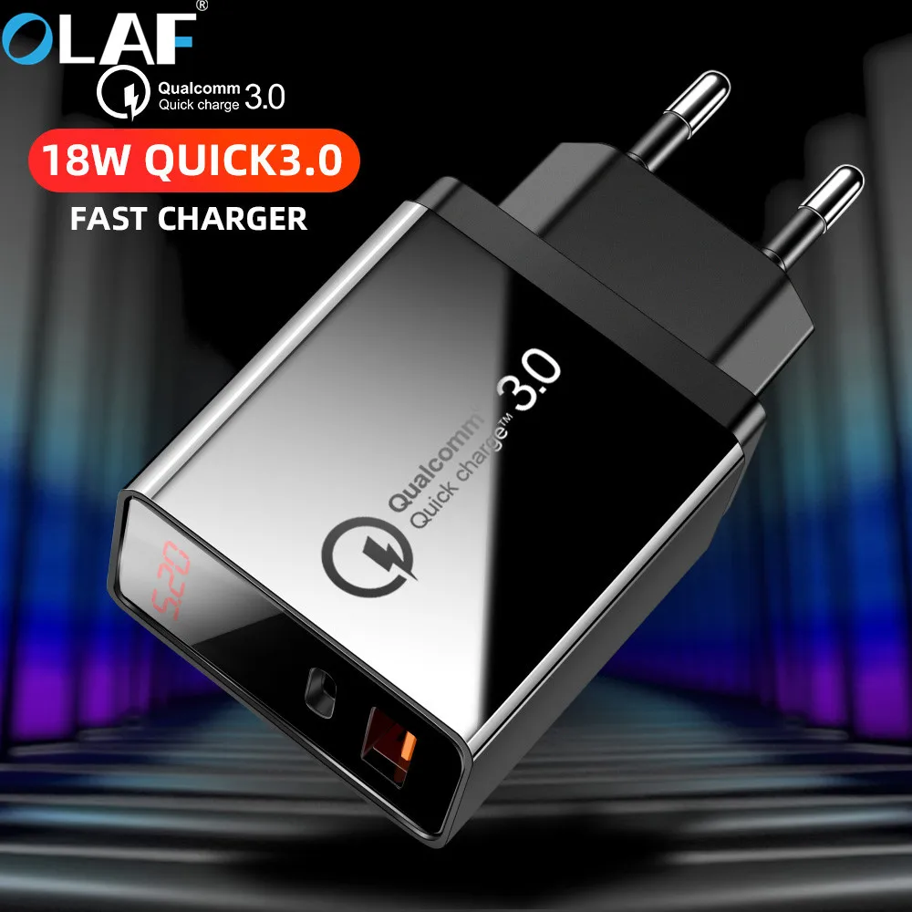 Зарядное устройство с портом USB Type C и поддержкой быстрой зарядки 3 0|Зарядные