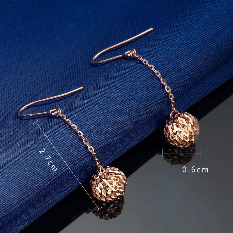 Серьги из чистого золота 18 К серьги настоящего 750 пробы хорошие красивые Полые