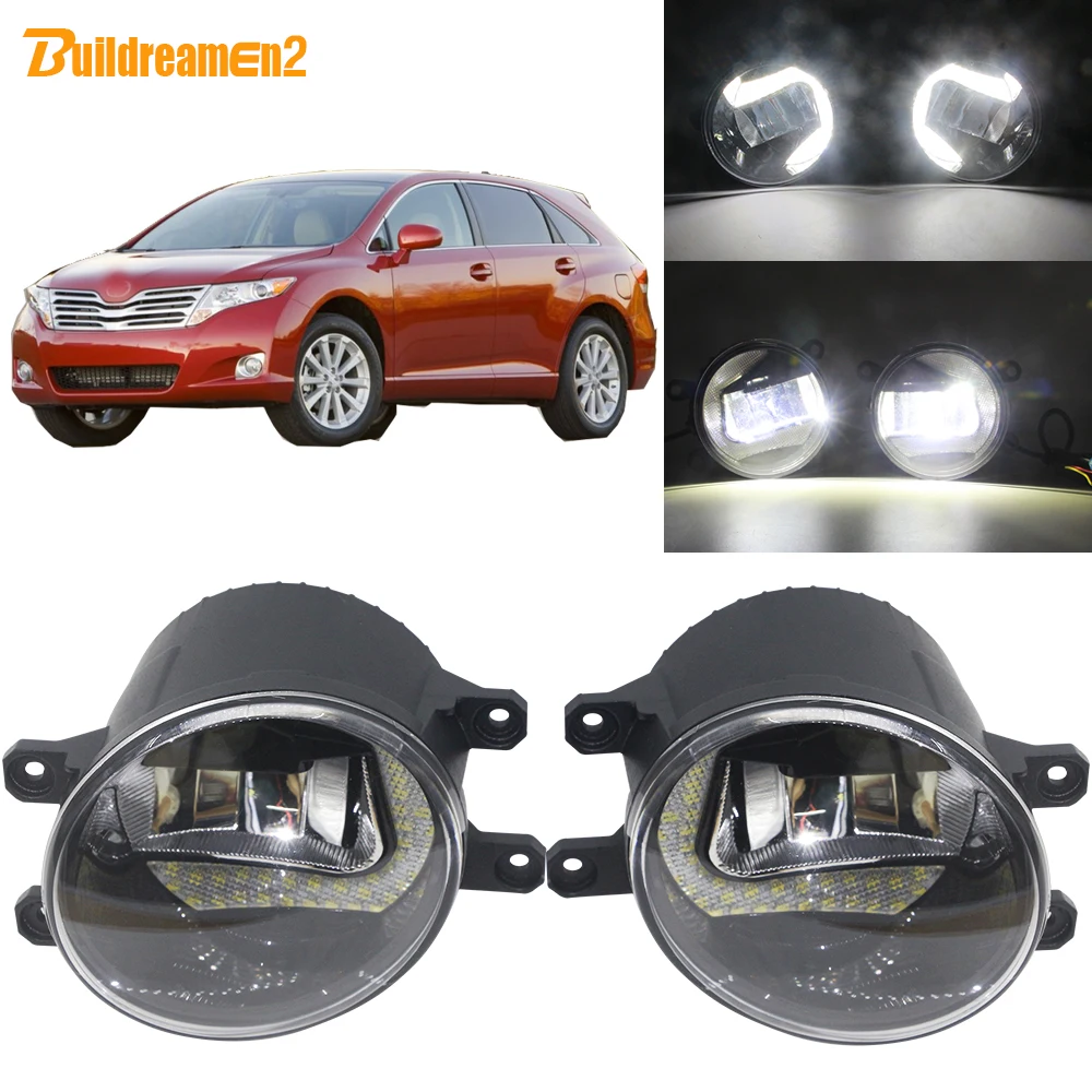 Buildreamen2 2 шт. Автомобильный светодиодный передние противотуманные фары