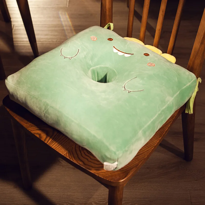 

Butt Cushion Office Long-Sitting Chair Cushion Thickened Stool Student Classroom Dormitory Cute Ins Girl Tatami