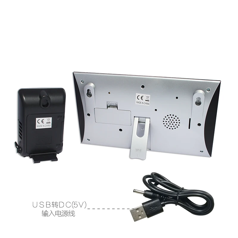 JIMEI H102G-цвет RF 433 МГц Беспроводная фотоцифровая метеостанция с термометром