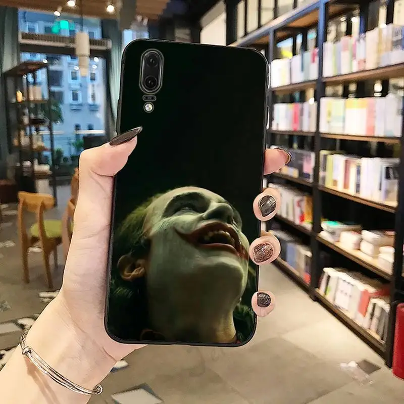 

Black Joker Joaquin Phoenix movie Phone Case For Huawei honor Mate P 10 20 30 40 Pro 10i 9 10 20 8 x Lite