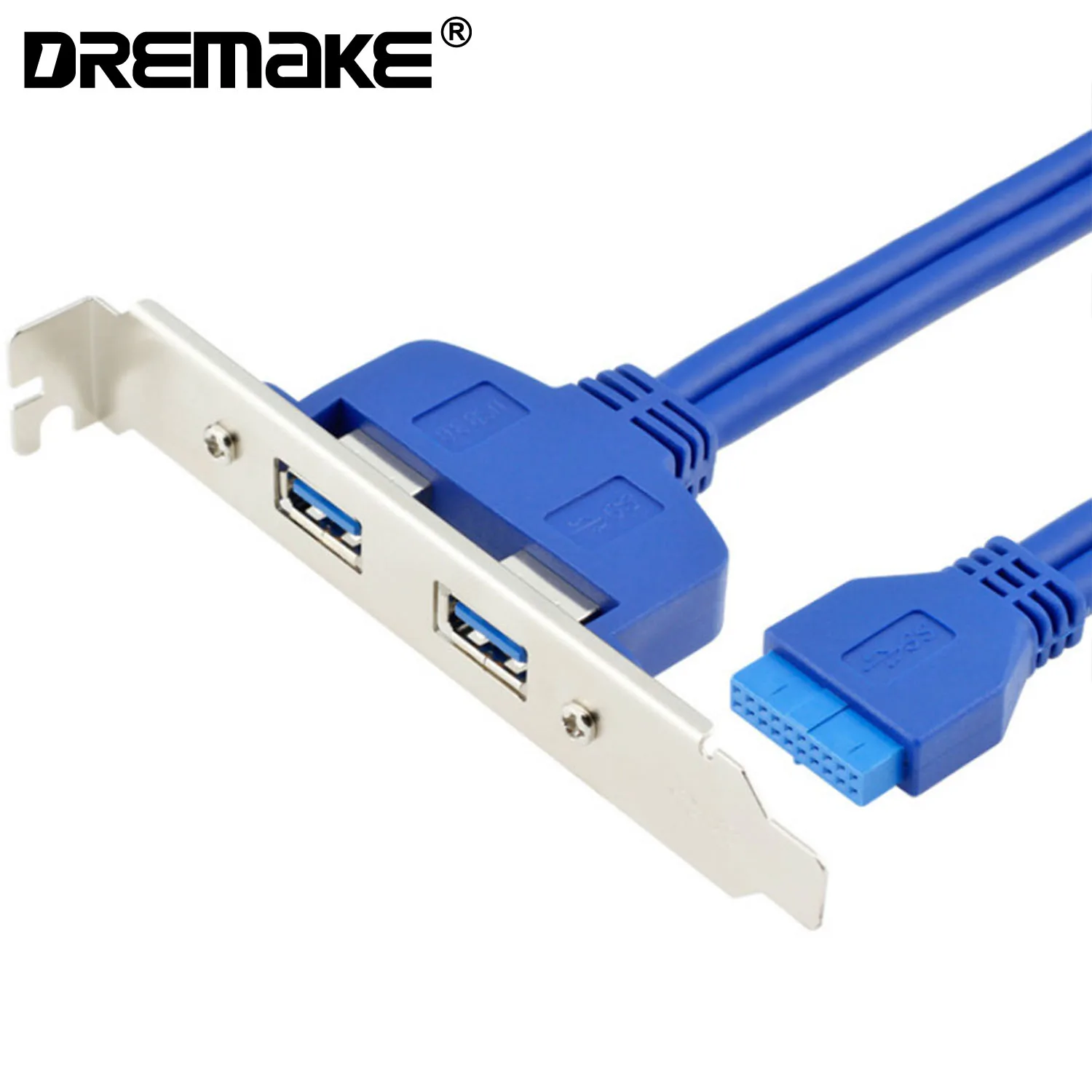 USB 3 0 PCI перегородка кабель для компьютера 20 контактный разъем Dual Женский продлить
