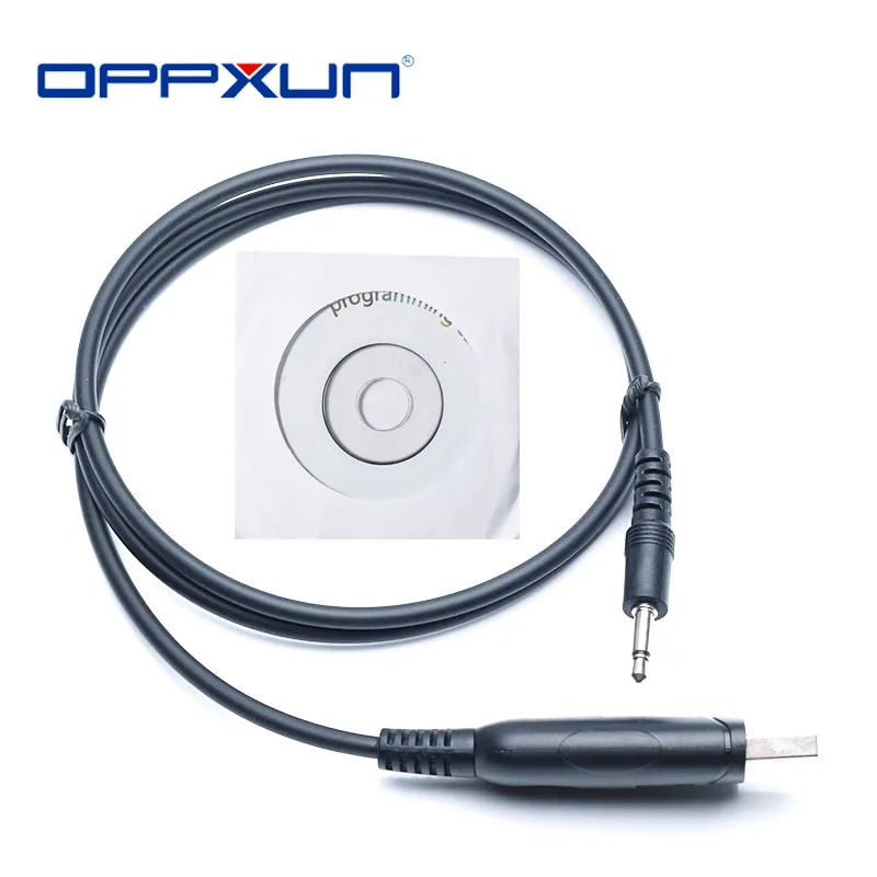 

OPPXUN USB CI-V Cat Port Programming Cable Write Frequency Software for Walkie Talkie Two Way Radio Icom CT-17 IC-706 with CD