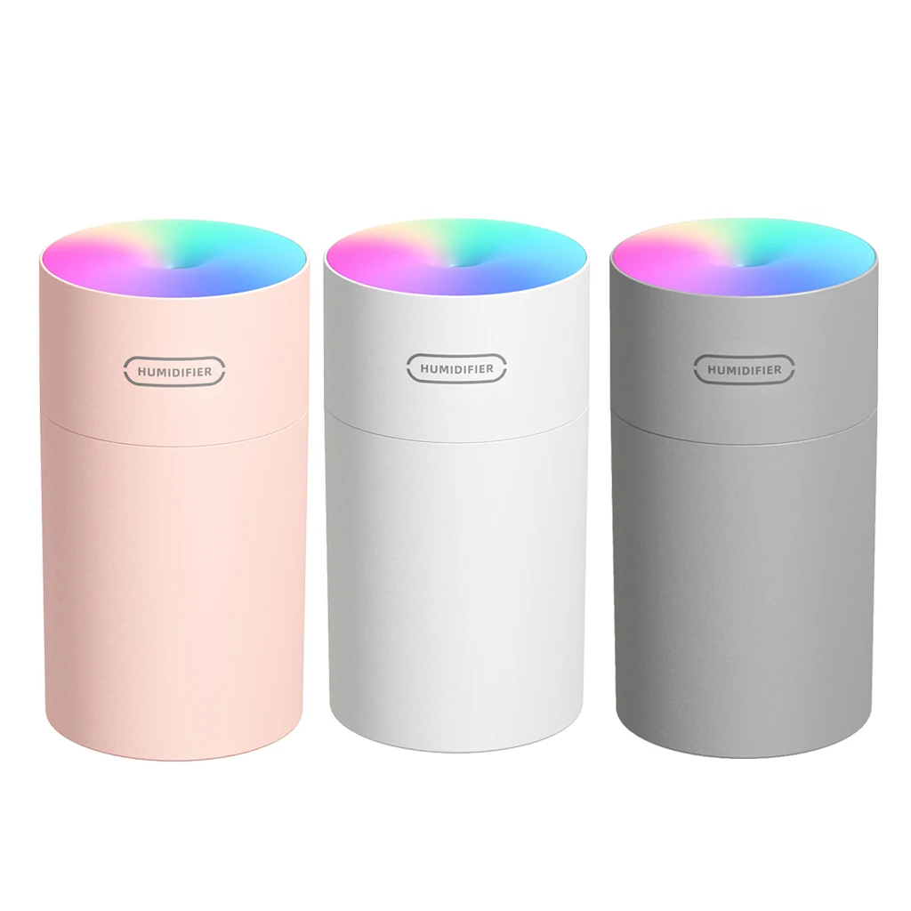 

Ultrasonic Cool Mist Humidifier Portable Mini USB Air Humidifier with 7 Colors Night Light and Auto Shut-Off (270ML)