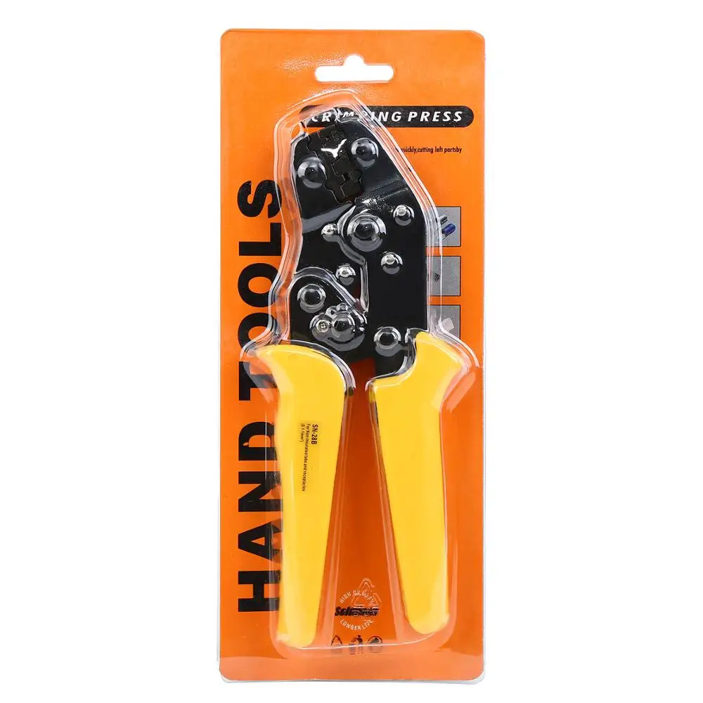 Yonntech обжимной инструмент терминал соединитель Ratcheting провода щипцы Piler 0 1 1.0MM ² SN