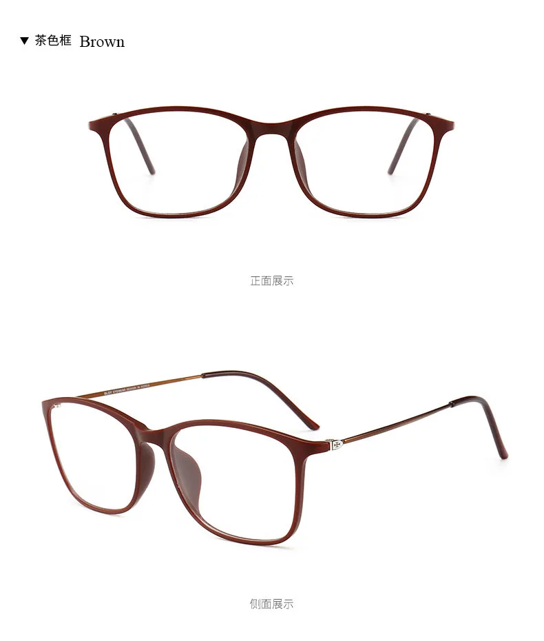 BCLEAR Fashion TR90 glass es Frame мужские или wo мужские ультралегкие унисекс квадратные Простые Стеклянные очки es мужские Оптические очки с оправой горячая распродажа