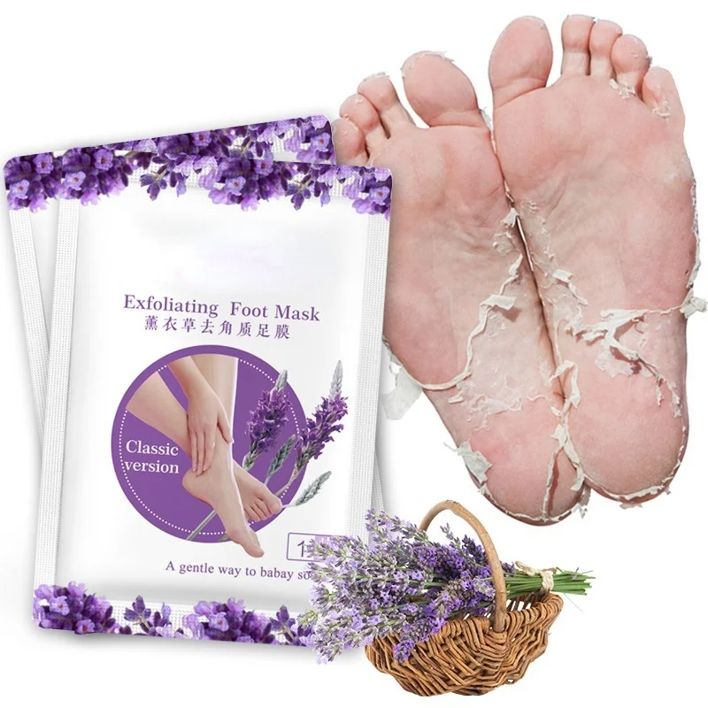 

Feet Exfoliating Foot Masks Pedicure Socks Exfoliation Scrub for Feet Mask Remove Dead Skin Heels Foot Peeling Mask For Foot Spa